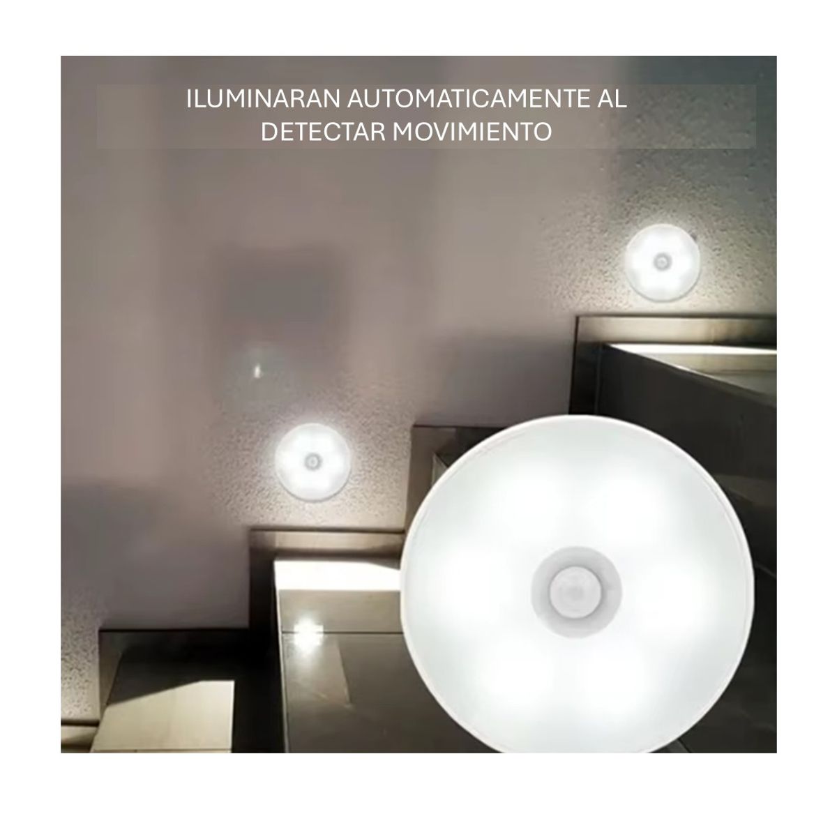 VIPA - Luz Led Nocturna con sensor de movimiento recargable