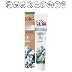 GENERICO - Pasta de Dientes Orgánica Ecodenta - Certificada para Dientes Sensibles con Sal 75ml