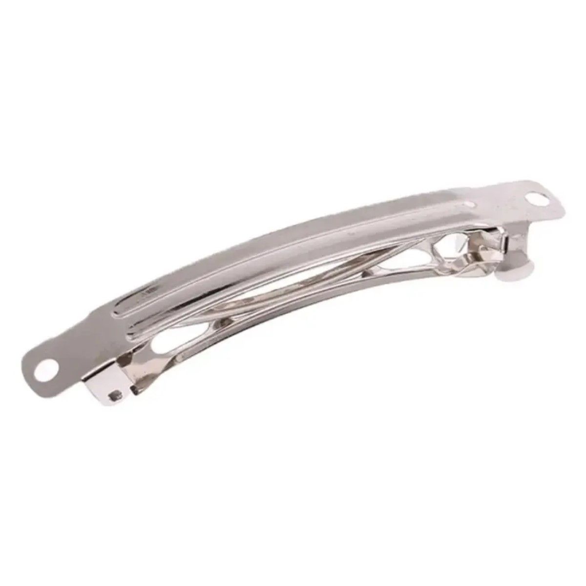 GENERICO - Traba Metálica Bisuteria Pinche Pelo 8cms X 50 Unidades Plateado BELUG