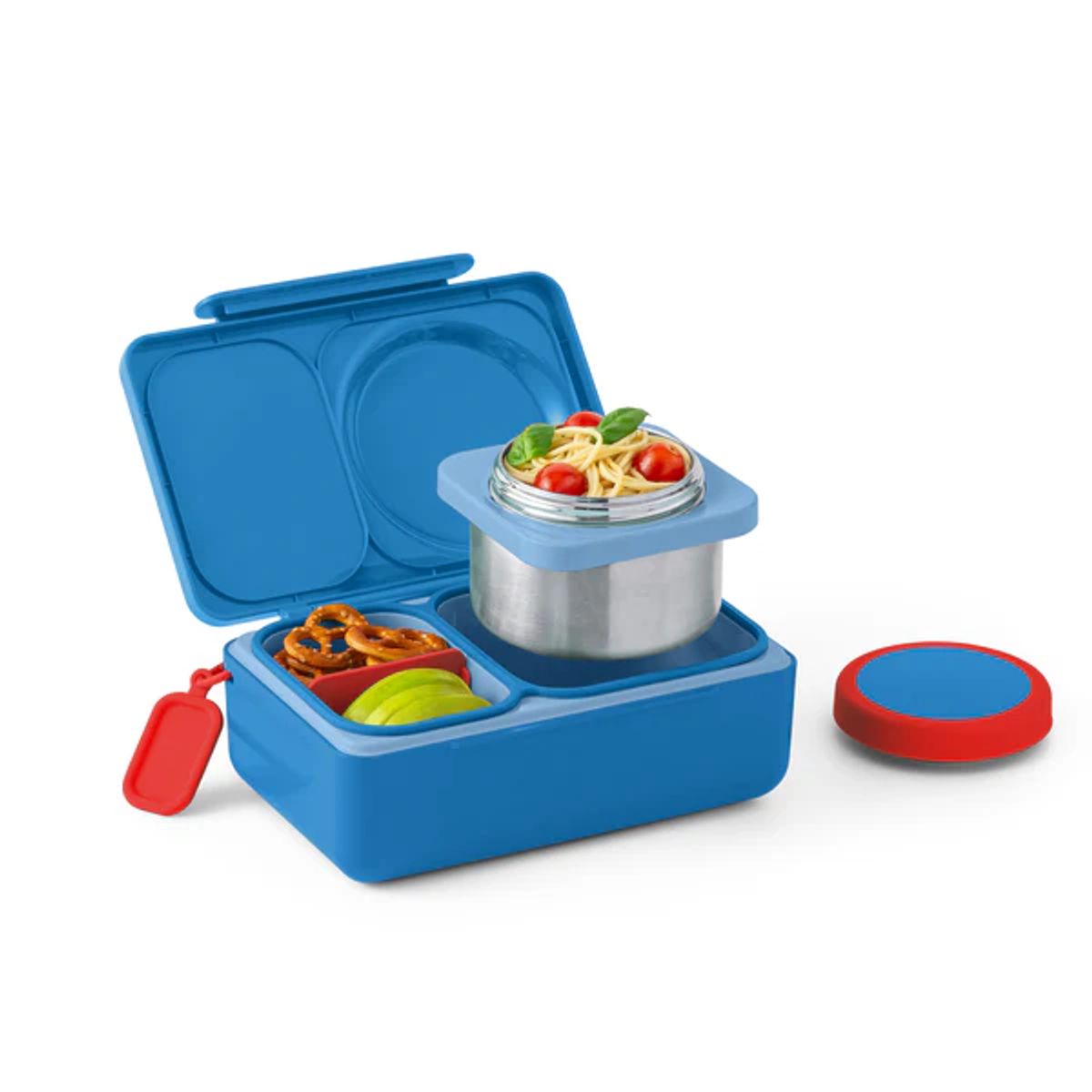 OMIELIFE - OmieBox UP®  Lonchera Térmica Infantil con Termo Integrado - Cosmic Blue - Omie