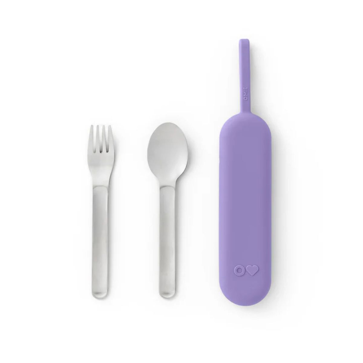 OMIELIFE - OmieBox UP Pod & Utensil - Set Porta Utensilios con Cubiertos para OmieBox UP® - Violet - Omie