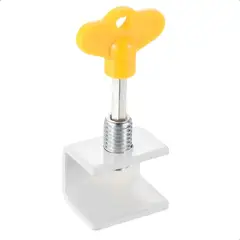 GENERICO - Pack de 6 Seguros para Ventana Corredera Antirrobo y de Seguridad para Niños BELUG