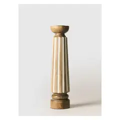 LOUNGE - Candelabro Madera 25 x 6 cm