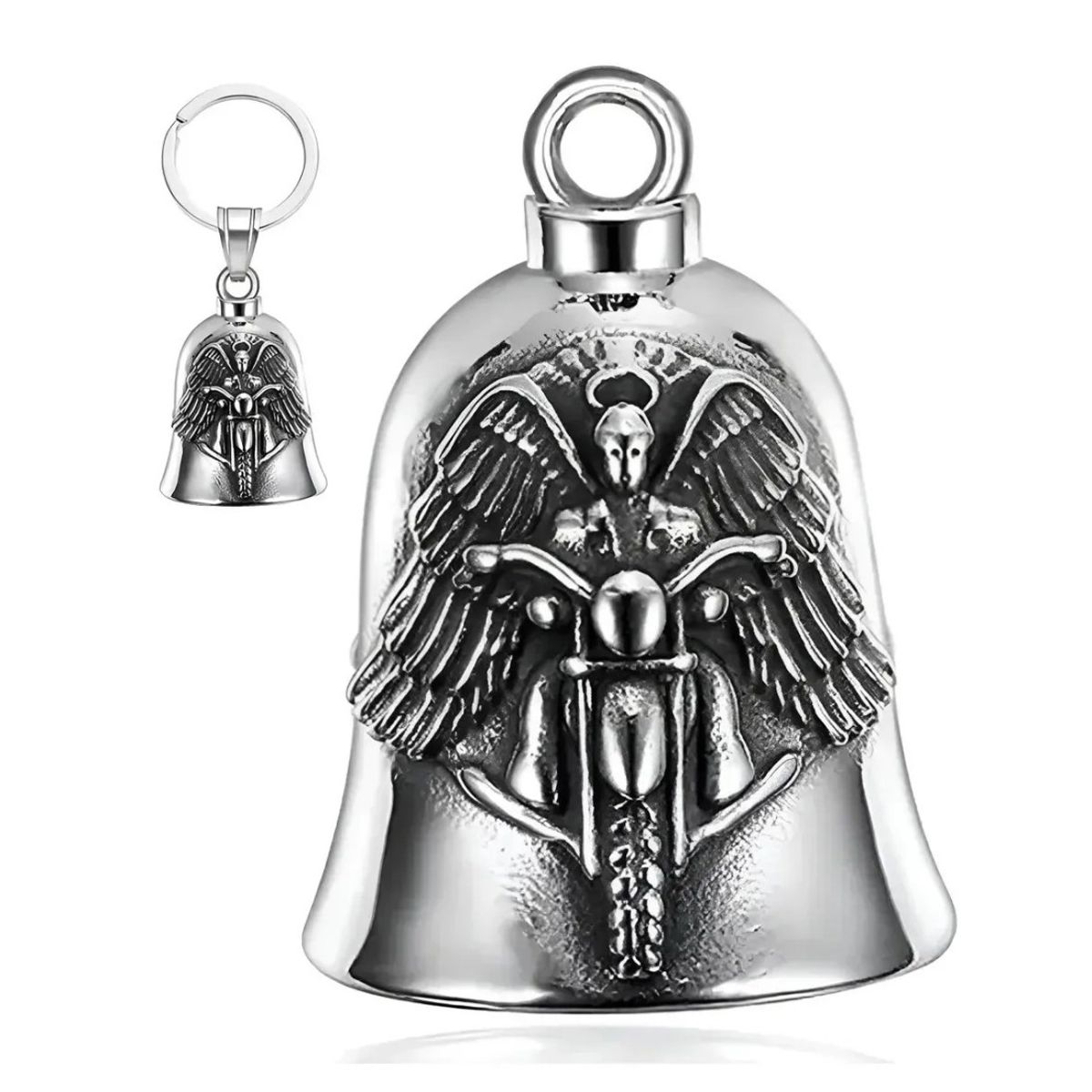 GENERICO - Amuleto Protección disseño de Campana Moto Biker Guardián Bell Regalo