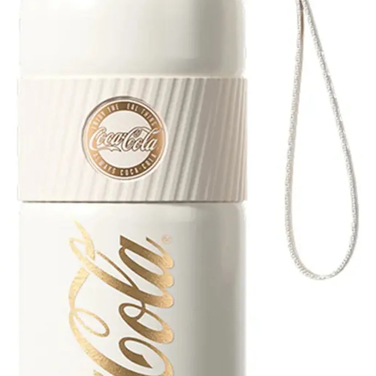COCA COLA - COCA COLA GERM Termo Energía Clásico Oficial 580ml Frío O Caliente Vaso Térmico Blanco