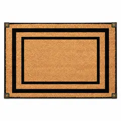 KOKOMAT - Limpiapies Choapino Rectángulos Decorativos Marco de Fierro 60x120cm