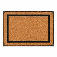 KOKOMAT - Limpiapies Choapino Rectángulo Decorativo Marco de Fierro 45x75cm