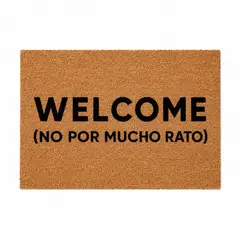 KOKOMAT - Limpiapies Choapino Welcome No Por Mucho Rato 60x100cm