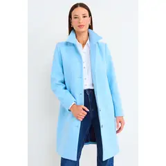 ASH - Chaqueton Largo Mujer Celeste