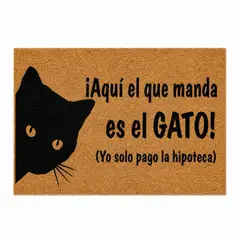 KOKOMAT - Limpiapies Choapino Tienes que gustarle al gato 45x75cm