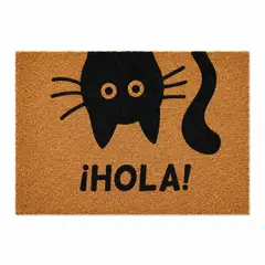 KOKOMAT - Limpiapies Choapino ¡Hola Gato 45x75cm