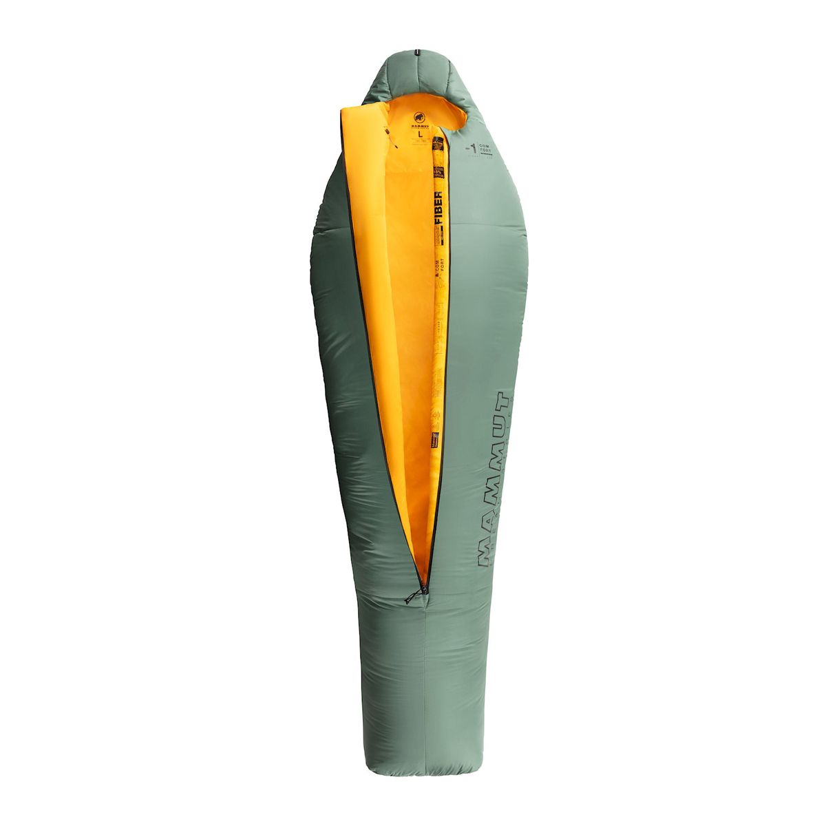 MAMMUT - Saco De Dormir Unisex Comfort Fiber Bag -1C Verde Mammut