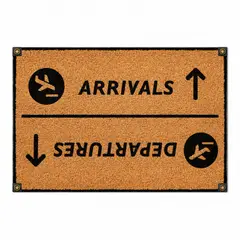 KOKOMAT - Choapino ArrivalsDepartures 1 Marco de Fierro 45x75cm