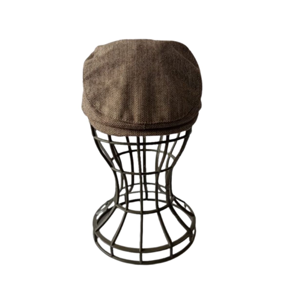 GENERICO - Boina bebe algodón raya café 46 cm 00195RCA