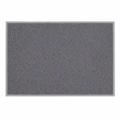 KOKOMAT - Limpiapiés de PVC Gris 45x75cm
