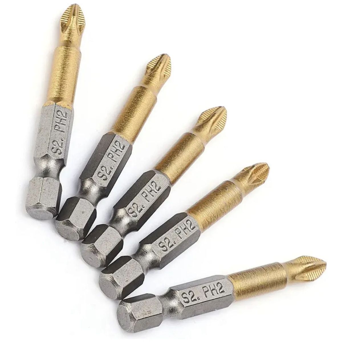 OEM - Juego De 5 Puntas De Destornillador Con Cabeza Ph2 5 Piezas