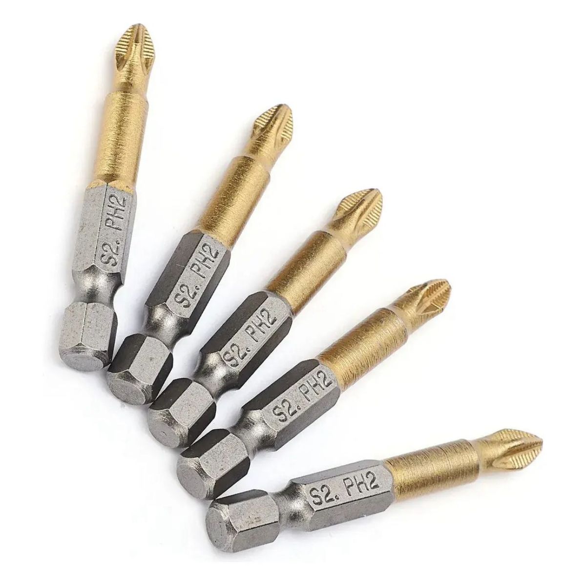 OEM - Juego De 5 Puntas De Destornillador Con Cabeza Ph2 5 Piezas
