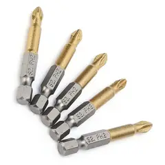 OEM - Juego De 5 Puntas De Destornillador Con Cabeza Ph2 5 Piezas