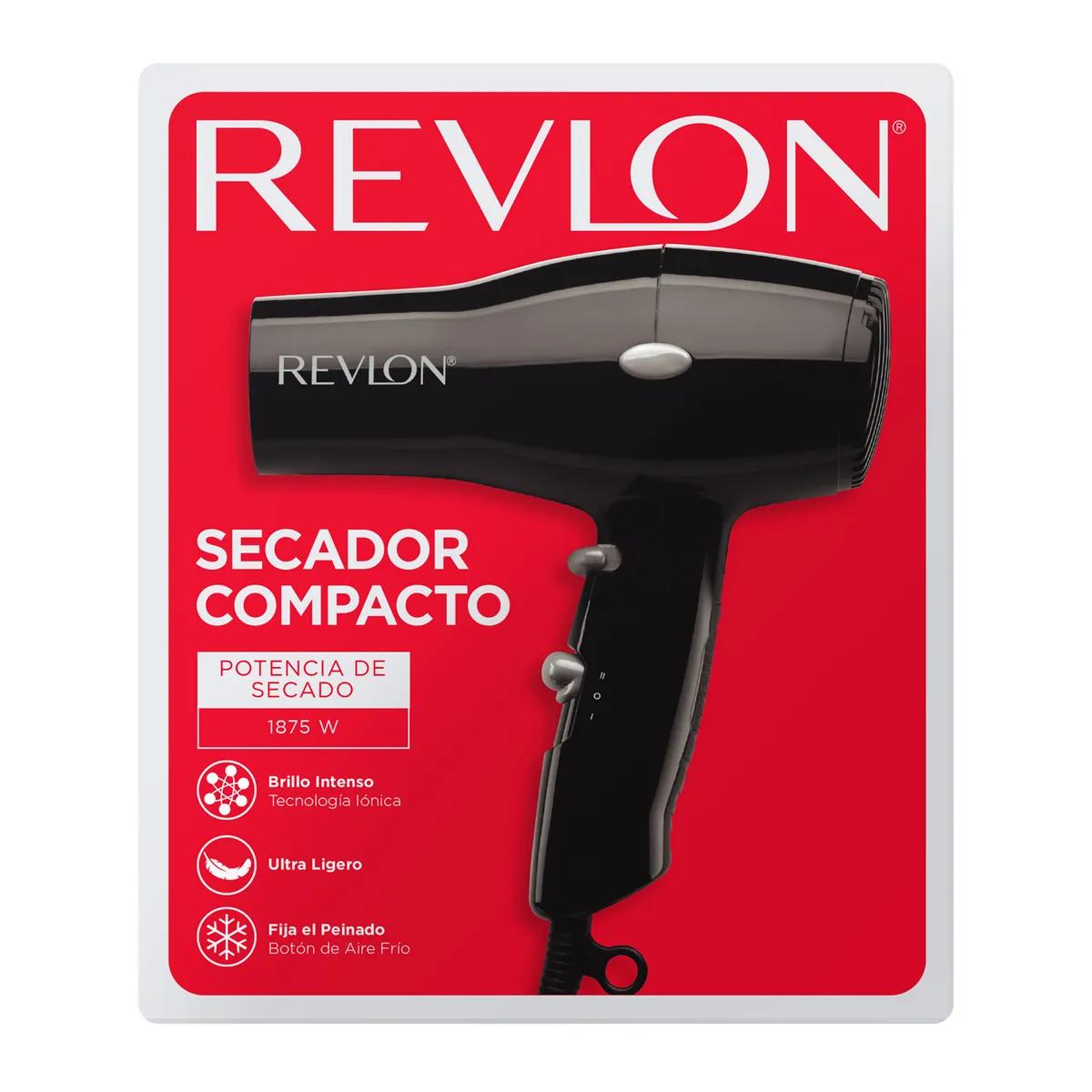 REVLON - REVLON SECADOR COMPACTO IONICO NEGRO RVDR5260BLA2