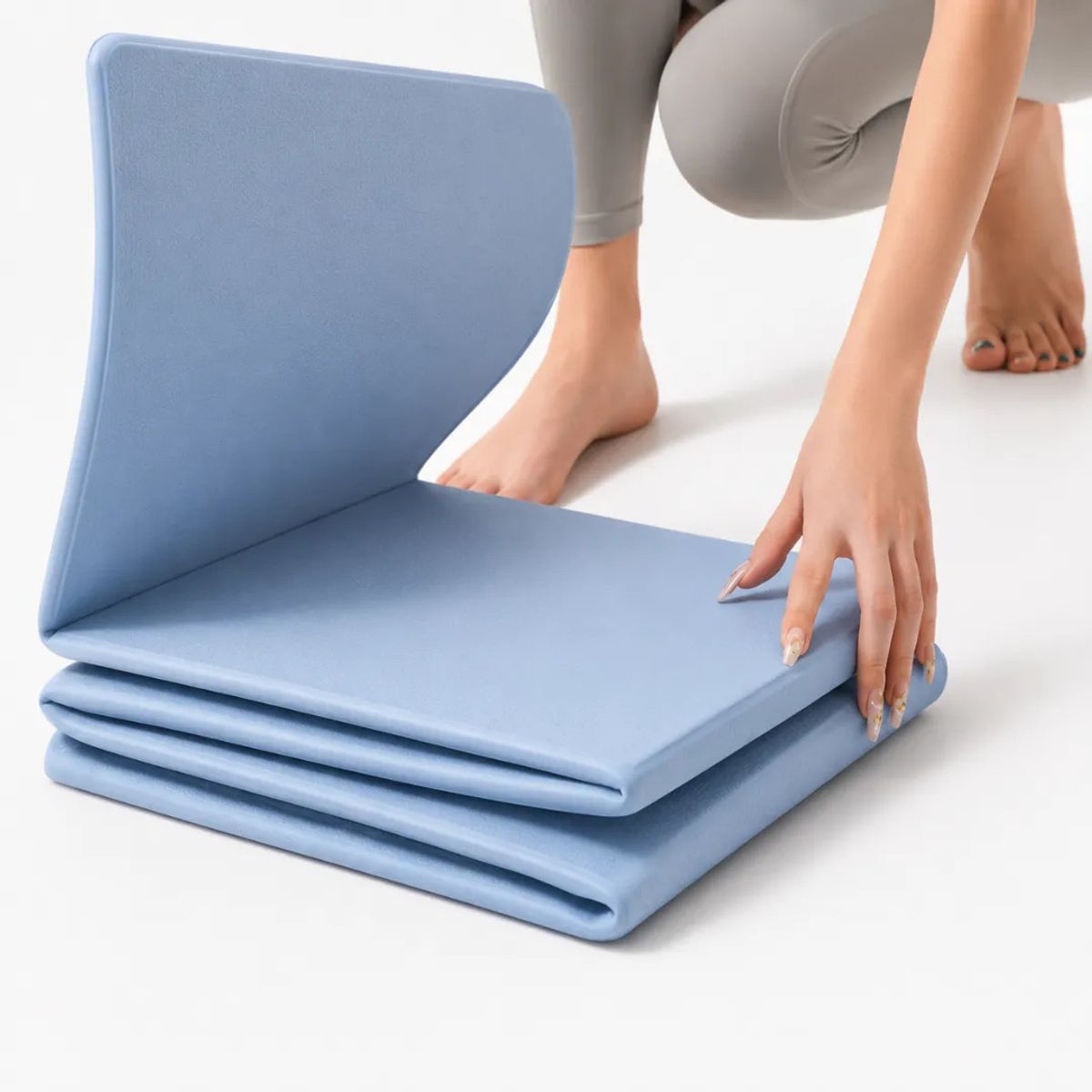 GENERICO - Mat De Yoga Plegable Abdominales Antideslizante 183x60x0.5