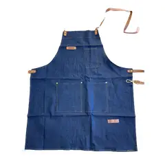 CHEF OUTFITTERS - Pechera Urbana Jeans Azul Cocina - Salon - Parrilla