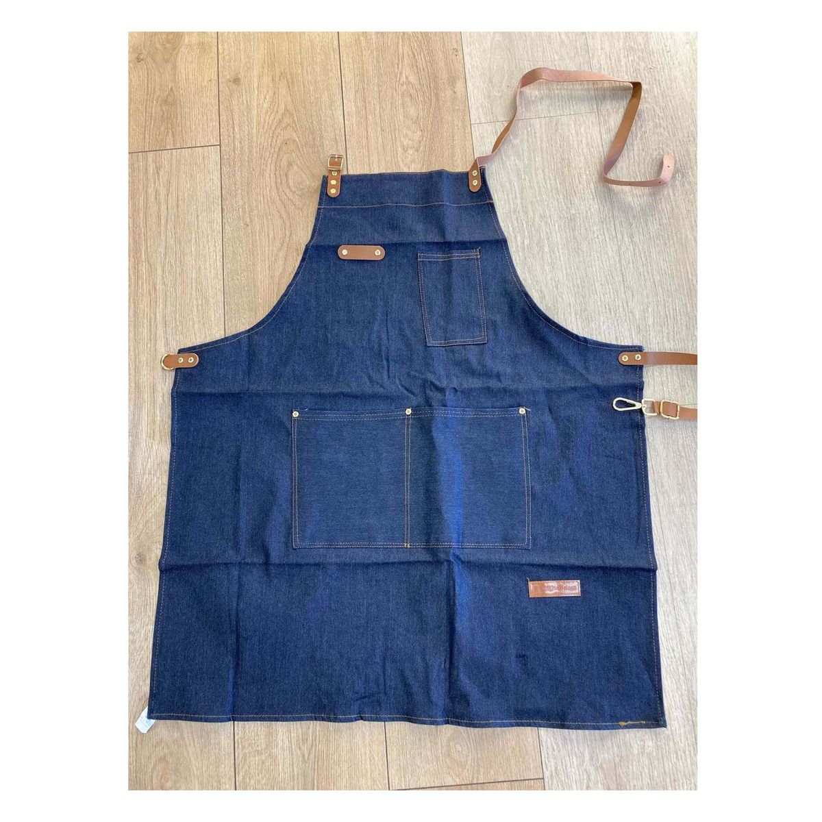 CHEF OUTFITTERS - Pechera Urbana Jeans Azul Cocina - Salon - Parrilla