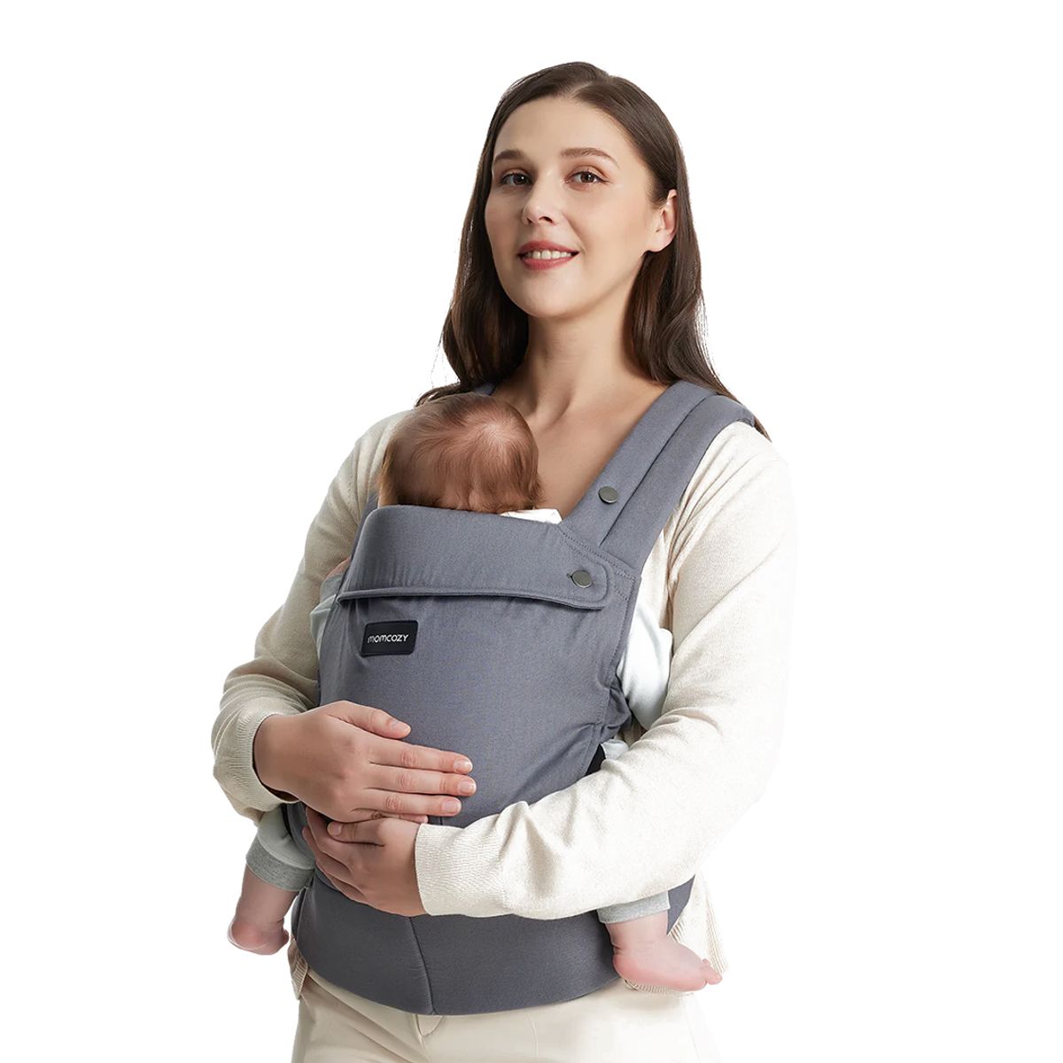 MOMCOZY - Portabebes Pure Hug Gris