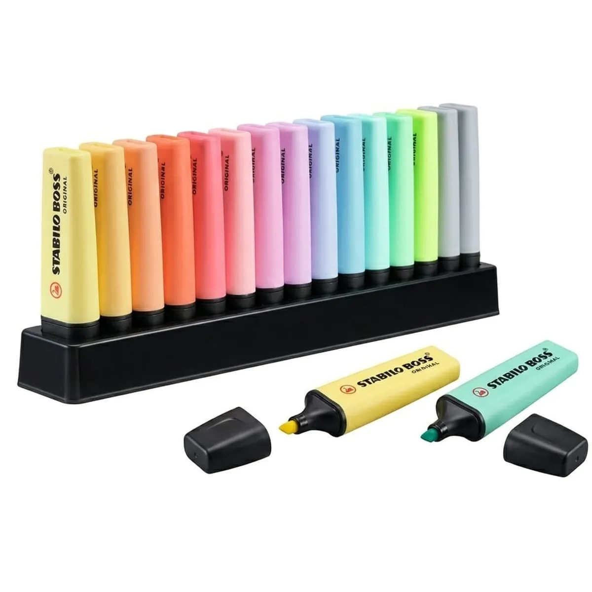 STABILO - Destacador Stabilo Boss Pastel Deskset 15 Colores
