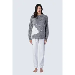 LADY GENNY - Pijama Polar Peluche Mujer