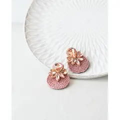 MI PLACARD - AROS GALA PIEDRA ROSADOS