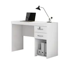 DI PORETTI - ESCRITORIO LARA 2C BLANCO 121x46.5x82 cm