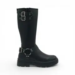 NG - Bota Niña Cuero Black Invierno
