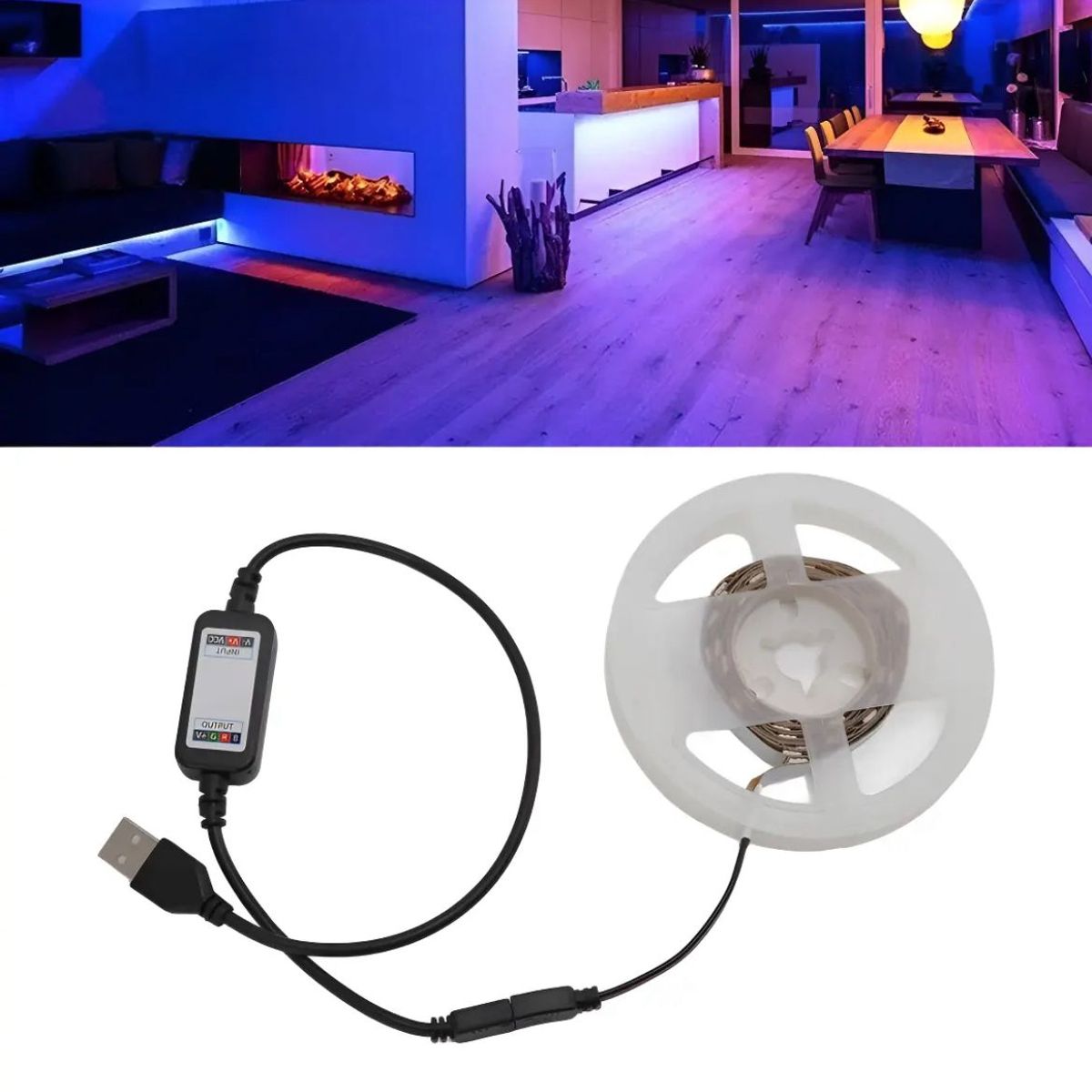 OEM - Cinta Led Tira De Luces Perlas Control De Aplicaciones Rgb