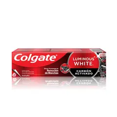 COLGATE - Luminous White - Pasta de Dientes Carbón Activado 90g