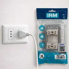 IRM - Enchufe Tomacorriente Doble Pared 10a Certificado Sec
