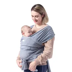 MOMCOZY - Portabebes Fular Gris