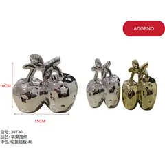 GENERICO - Adorno (FORMA DE MANZANA - 10CM*15CM) 39730