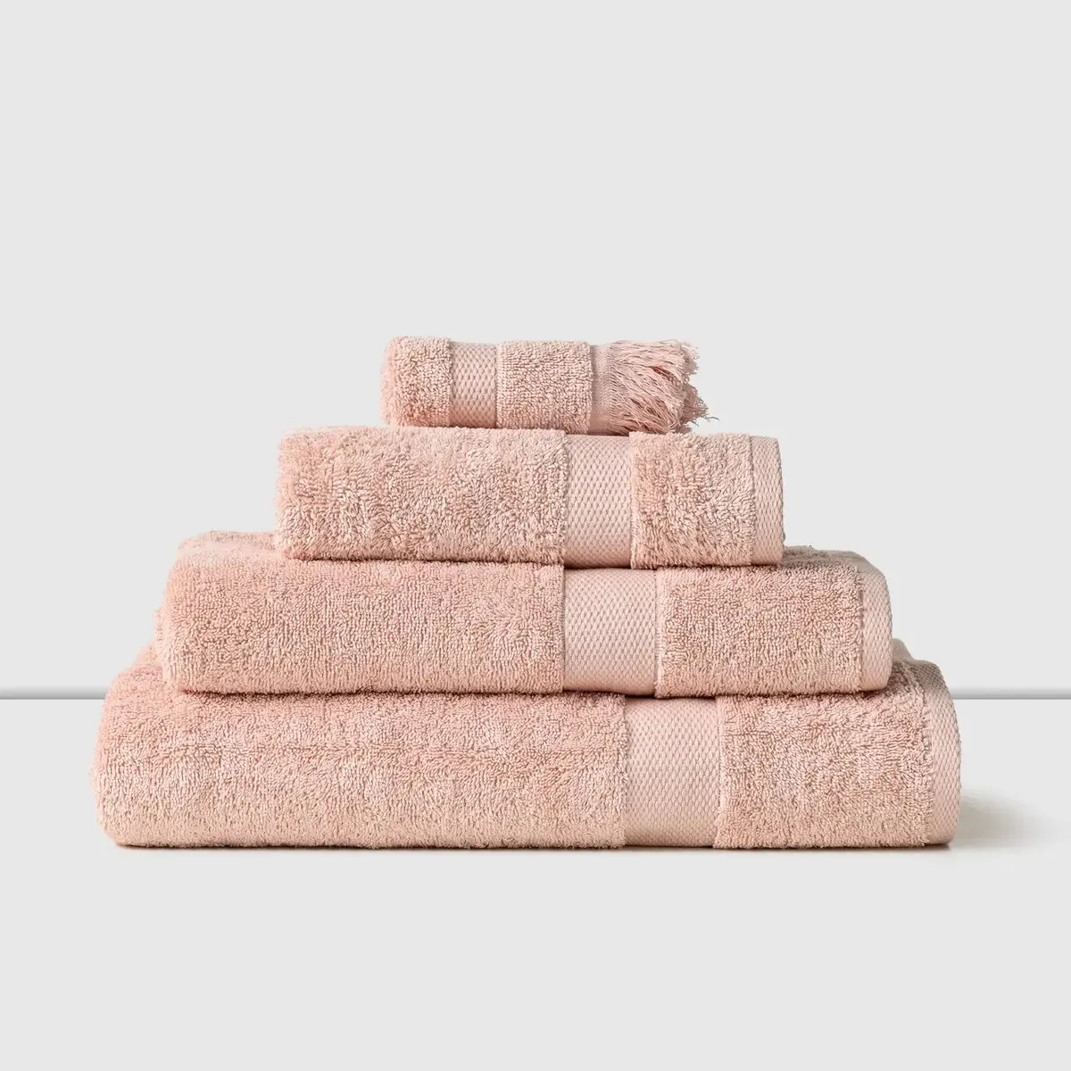 GENERICO - Toalla De Mano  500gr 100% Algodón Rosa 50x90 Cm Rosado BELUG