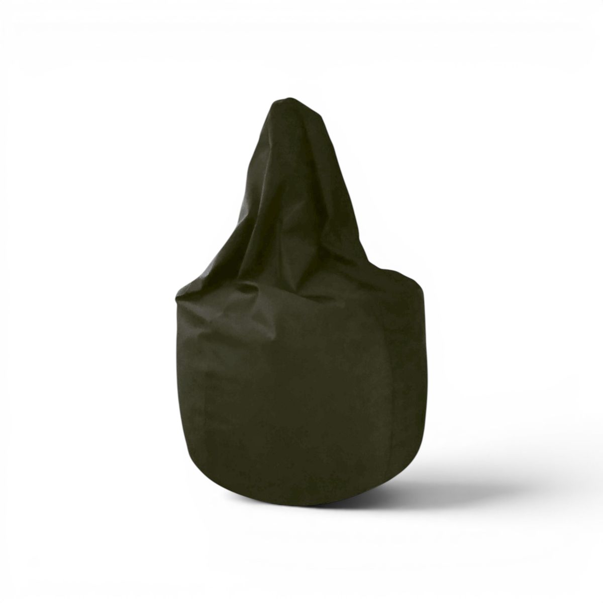 AMOLDA - Puff Pera marca AMOLDA, tela FELPA NEGRO, relleno perlitas de plumavit.