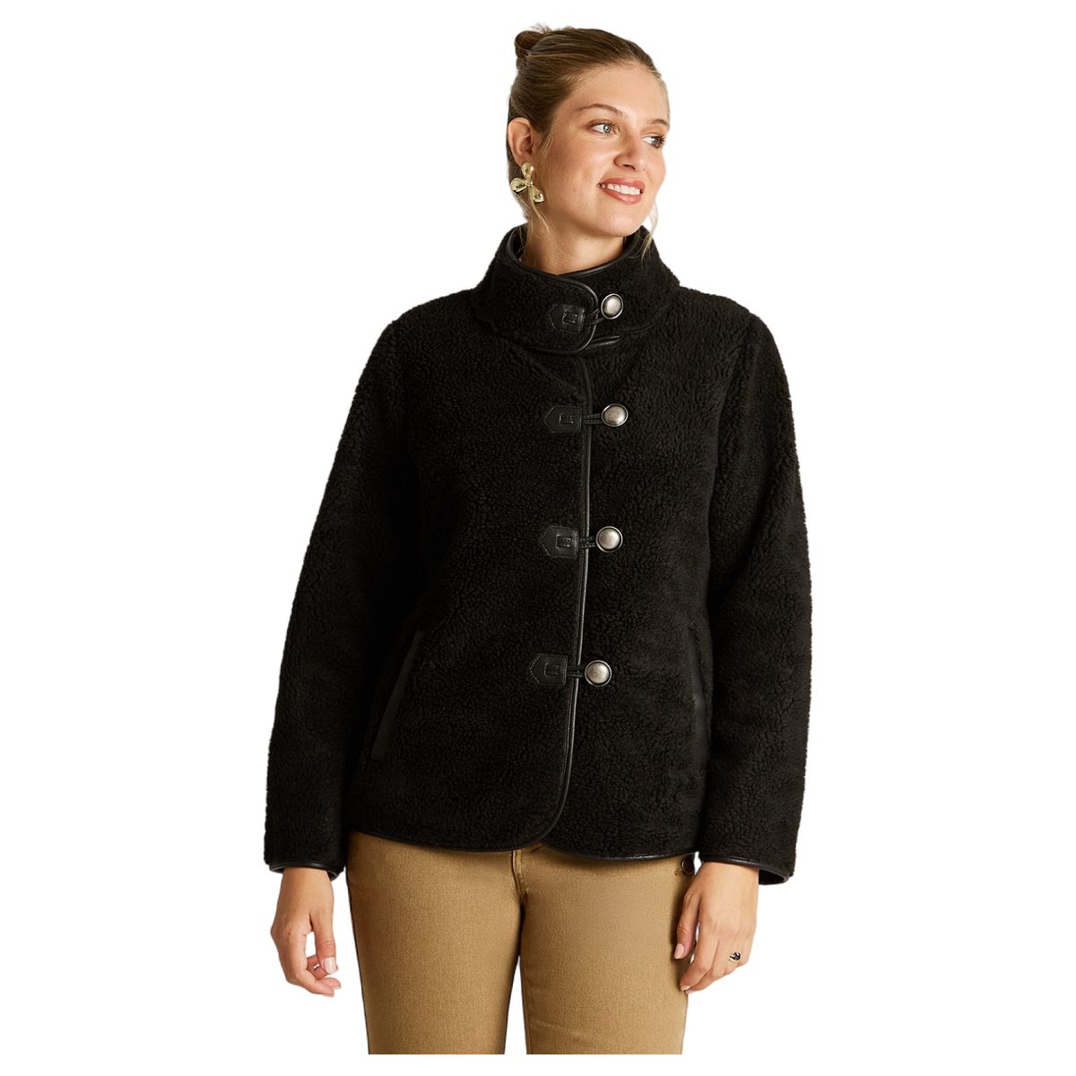 LORENZO DI PONTTI - Chaqueta Manga Larga Mujer Negro