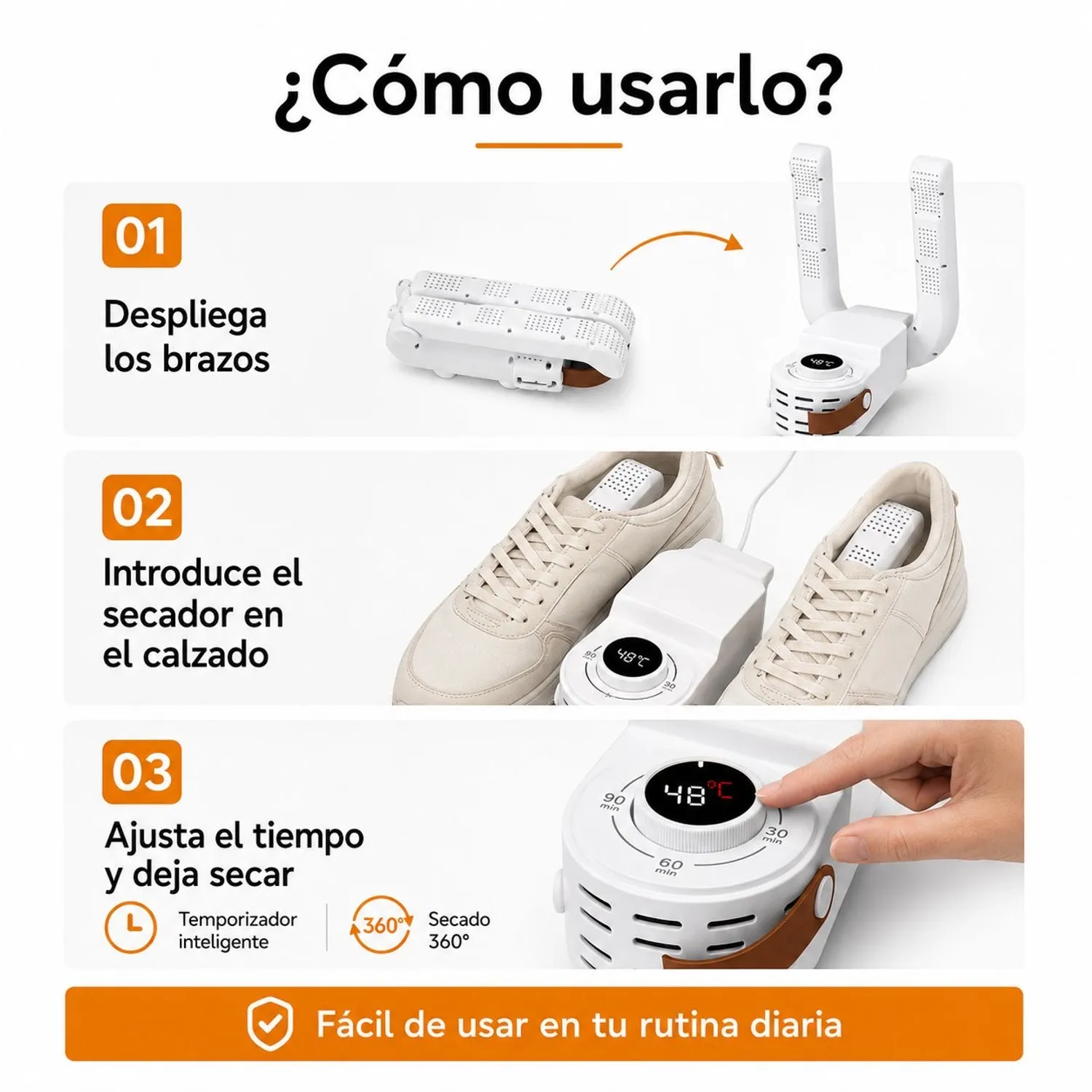 Secador Multifuncional De Zapatos Calentador De Zapatillas