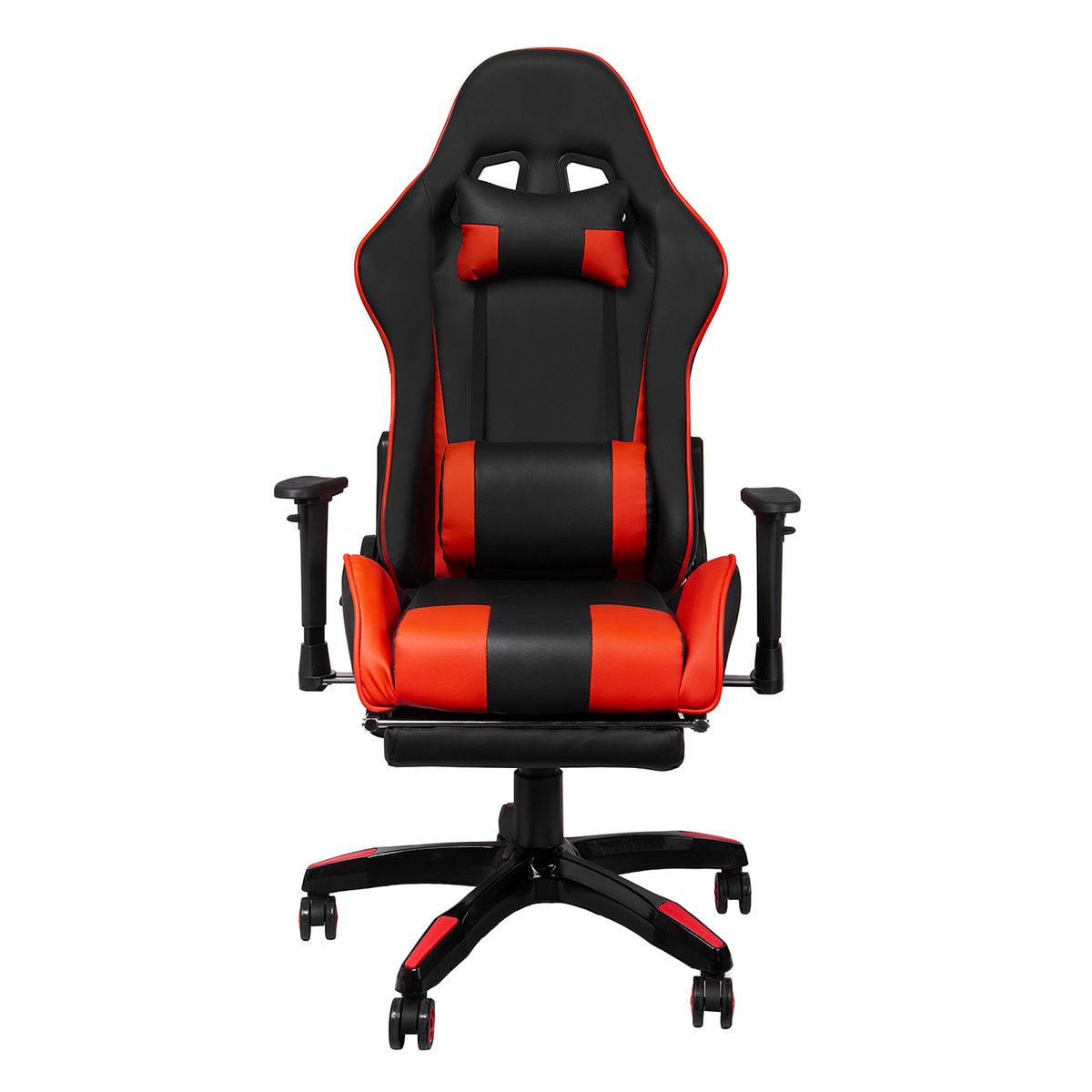 NIBIO - Silla Gamer Nibio Gc181 Reclinable 180° Apoya Pies y Brazos Roja