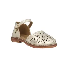 HUSH PUPPIES - Sandalia Cuero Niña Kasu Dorado