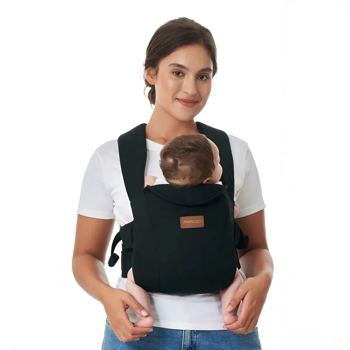 MOMCOZY - Portabebes Ergonomico WeeSnug Negro
