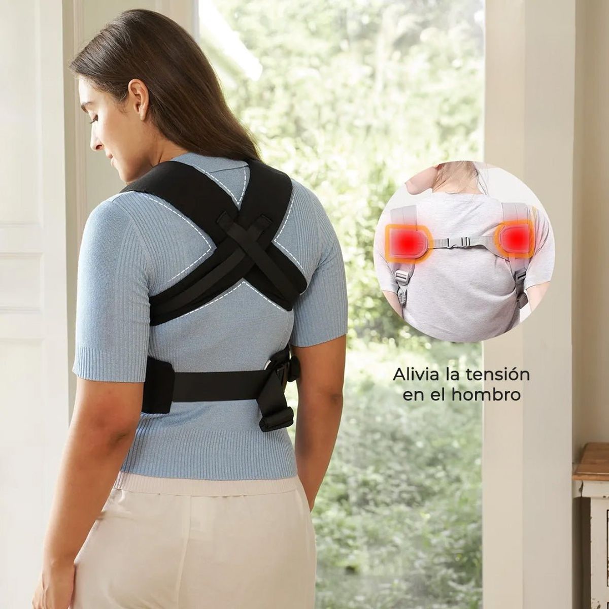 MOMCOZY - Portabebes Ergonomico WeeSnug Negro
