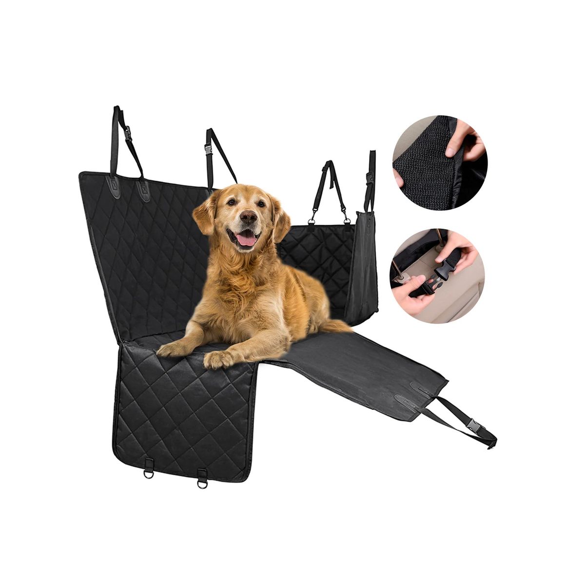 KERU - Funda Protector de Asientos para Autos - Perros y Gatos