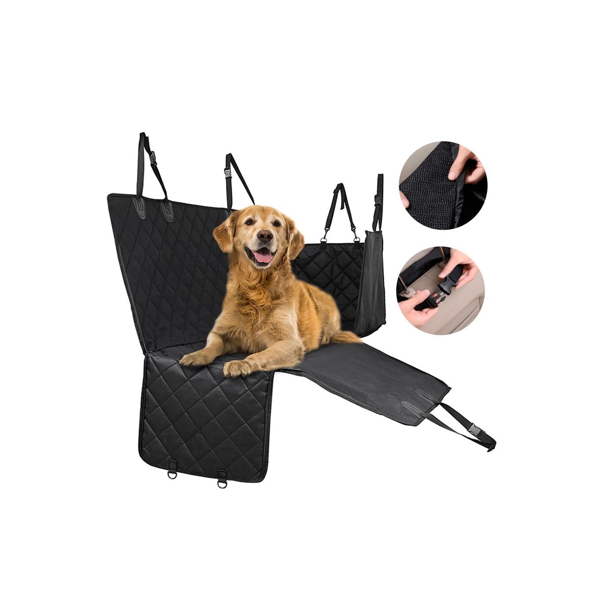 KERU - Funda Protector de Asientos para Autos - Perros y Gatos