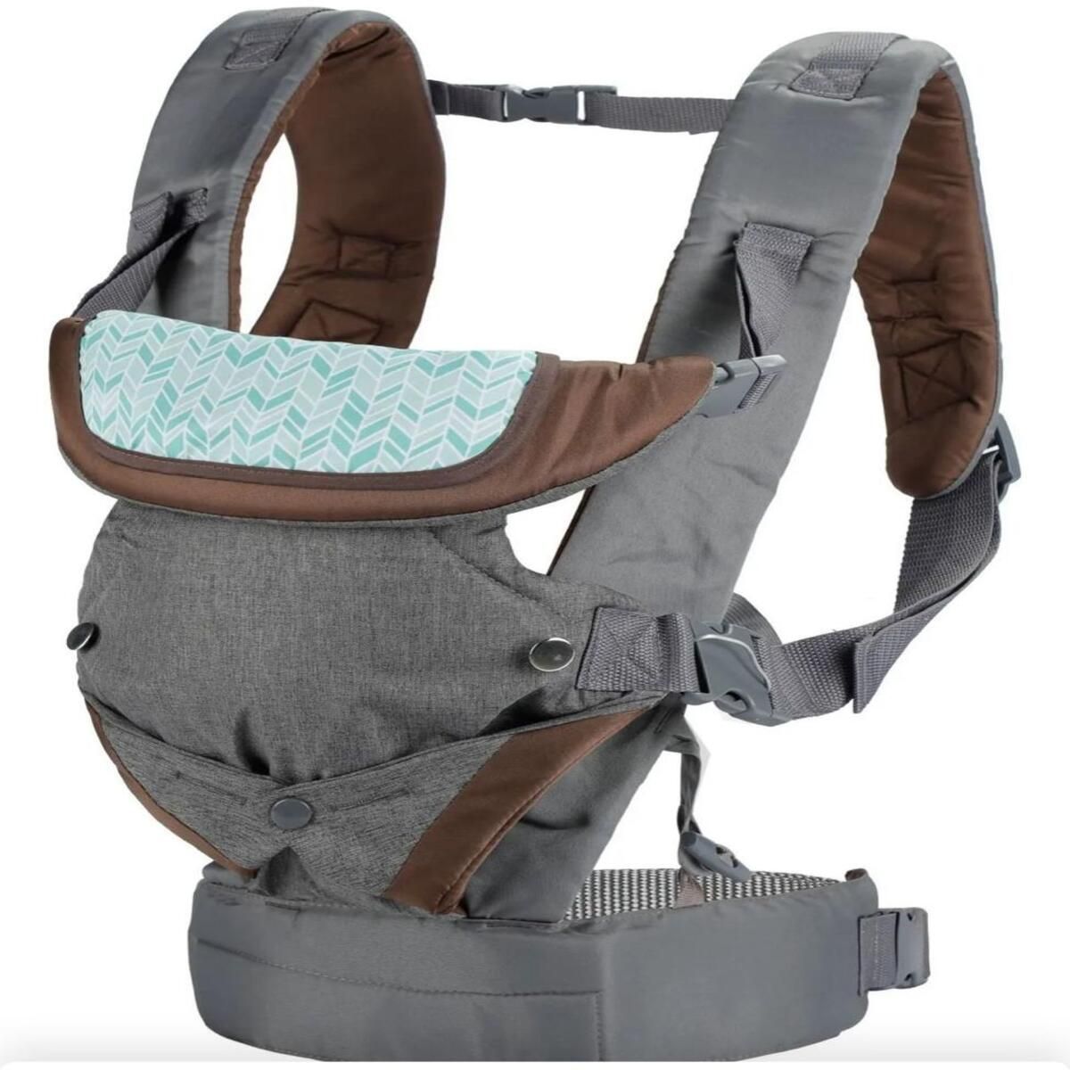 INFANTINO - Ergonómico 4 en 1 Porta Bebé Transpirable y Ajustable