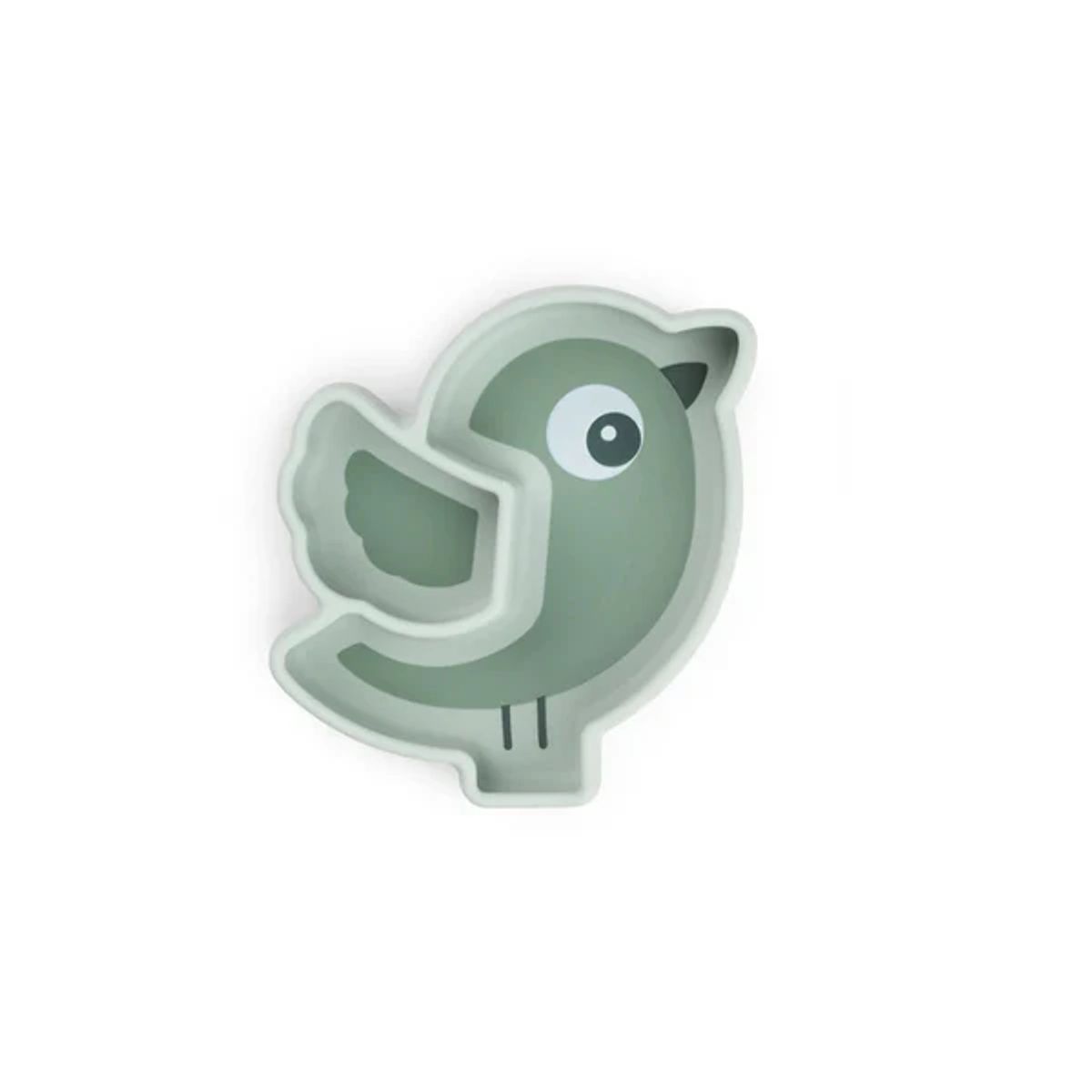 DONE BY DEAR - Plato Birdee para Snack Stick & Stay - Verde - Done by deer