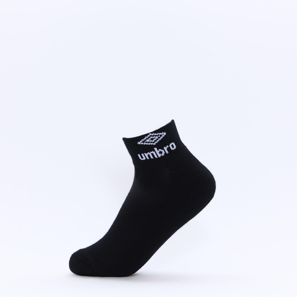 UMBRO - Calcetines Umbro Tripack Crew 1/4 Unisex Negro